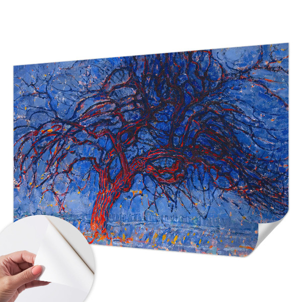 3D fototapet med motiv av flammträd