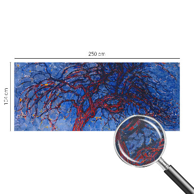 3D fototapet med motiv av flammträd