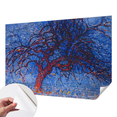 3D fototapet med motiv av flammträd