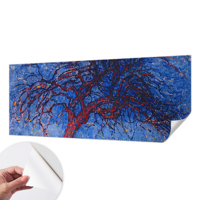 3D fototapet med motiv av flammträd