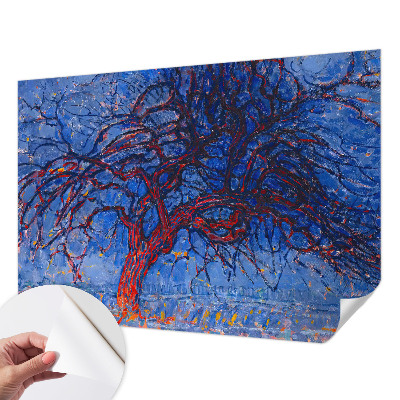 3D fototapet med motiv av flammträd