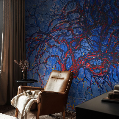 3D fototapet Flammträd