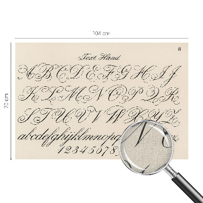 Peel and stick fototapet Kalligrafisk skrift