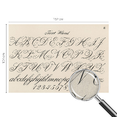 Peel and stick fototapet Kalligrafisk skrift