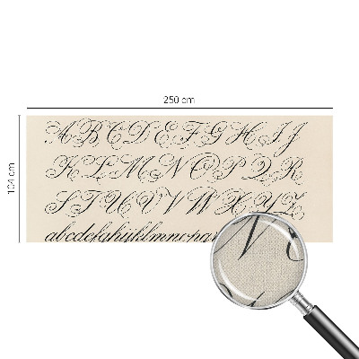 Peel and stick fototapet Kalligrafisk skrift