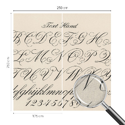 Peel and stick fototapet Kalligrafisk skrift