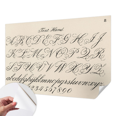 Peel and stick fototapet Kalligrafisk skrift