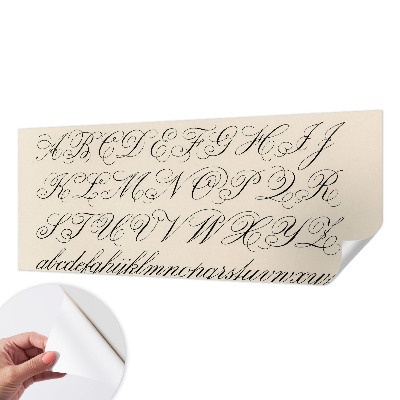 Peel and stick fototapet Kalligrafisk skrift