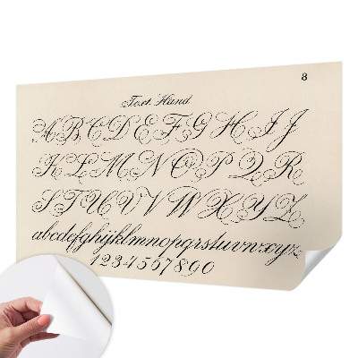 Peel and stick fototapet Kalligrafisk skrift