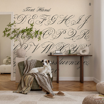 Peel and stick fototapet Kalligrafisk skrift