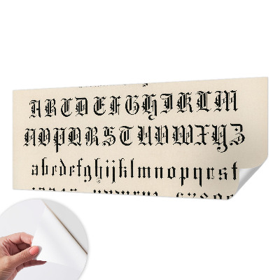 Fototapet för barn Gotiska bokstäver