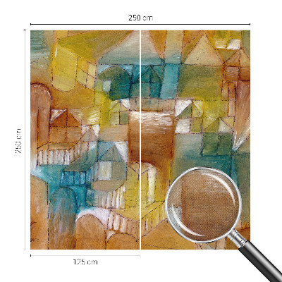 Självhäftande fototapet Geometriska strukturer