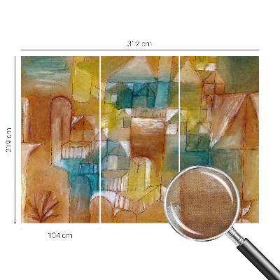 Självhäftande fototapet Geometriska strukturer