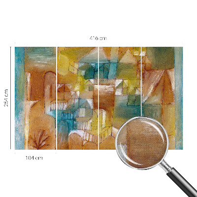 Självhäftande fototapet Geometriska strukturer