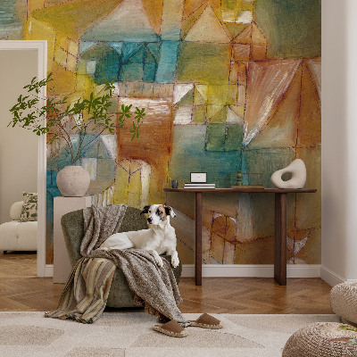 Självhäftande fototapet Geometriska strukturer