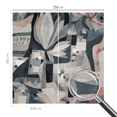 Självhäftande fotovägg Abstraktion av naturen