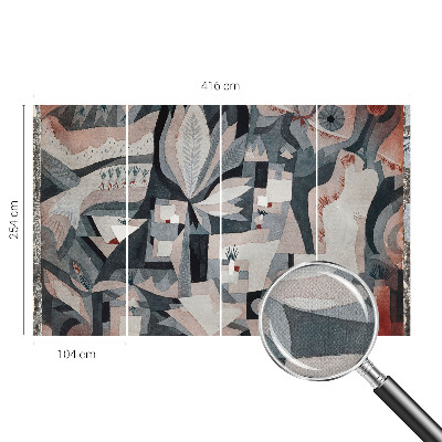 Självhäftande fotovägg Abstraktion av naturen