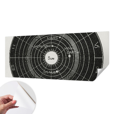 Peel and stick fototapet med motiv av ett kosmiskt diagram