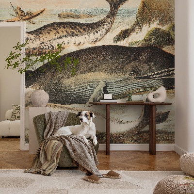 Fototapet barn med motiv av havsjättar