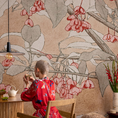 3D fototapet Blommig harmoni