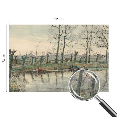 Fototapet för barn Vinterlandskap