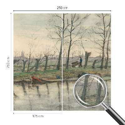 Fototapet för barn Vinterlandskap