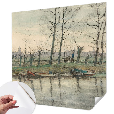 Fototapet för barn Vinterlandskap