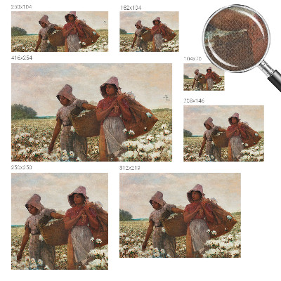 3D fototapet Arbeta ute i fält