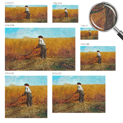 Fototapet barn Skörd i solen