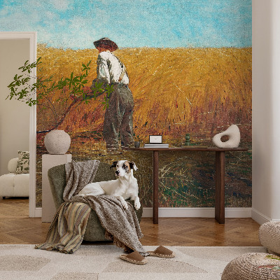 Fototapet barn Skörd i solen