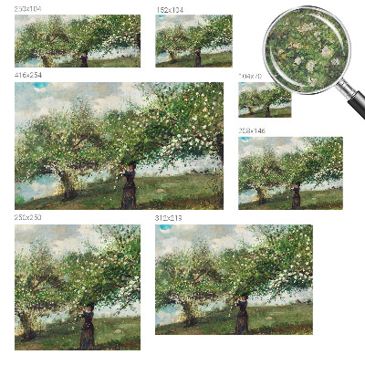 Självhäftande fototapet Vårscen