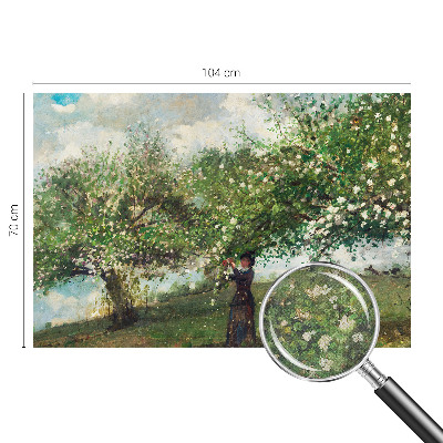 Självhäftande fototapet Vårscen