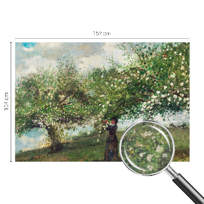 Självhäftande fototapet Vårscen