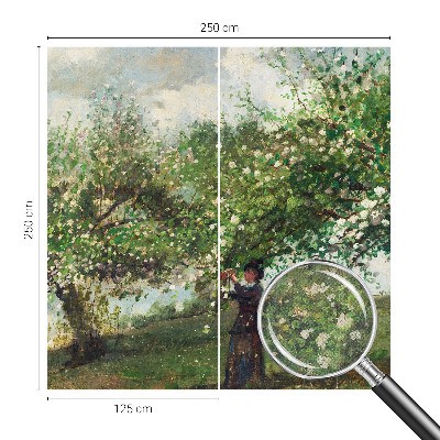 Självhäftande fototapet Vårscen