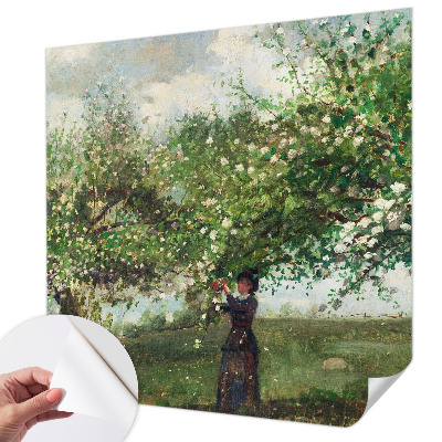 Självhäftande fototapet Vårscen