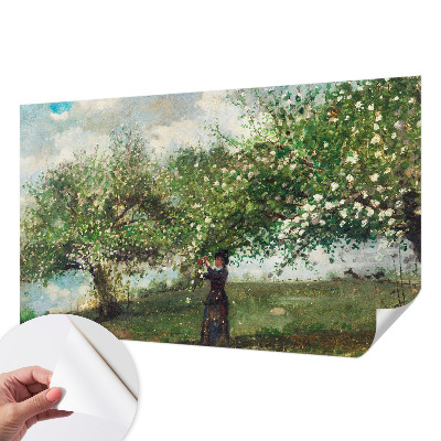 Självhäftande fototapet Vårscen