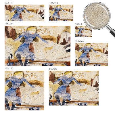 Peel and stick fototapet Feminin fred