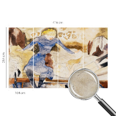 Peel and stick fototapet Feminin fred