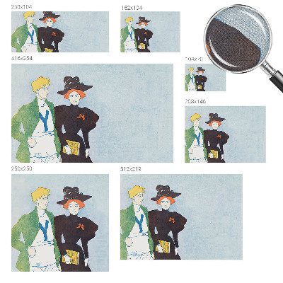 Fototapet barnrum Retrostil