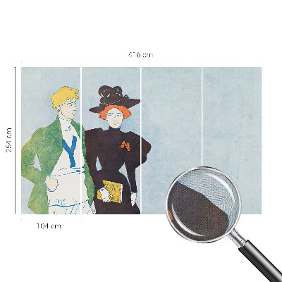 Fototapet barnrum Retrostil