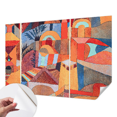 Självhäftande fototapet Färgglad mosaik