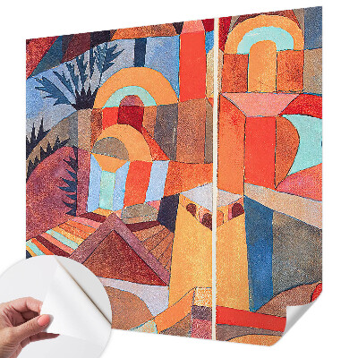 Självhäftande fototapet Färgglad mosaik