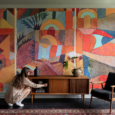 Självhäftande fototapet Färgglad mosaik
