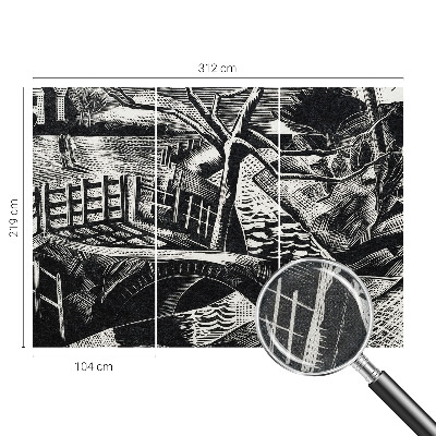 Fototapet för barn Arkitektoniskt landskap