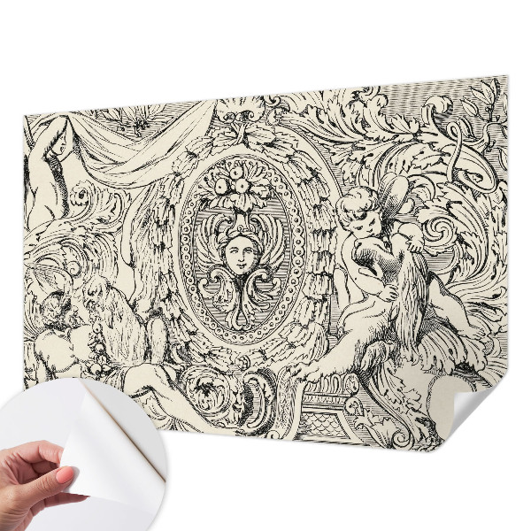 Peel and stick fototapet En mängd prydnadsföremål