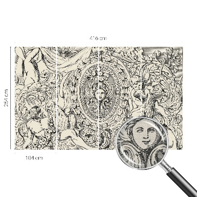 Peel and stick fototapet En mängd prydnadsföremål