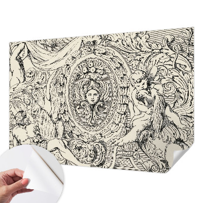 Peel and stick fototapet En mängd prydnadsföremål