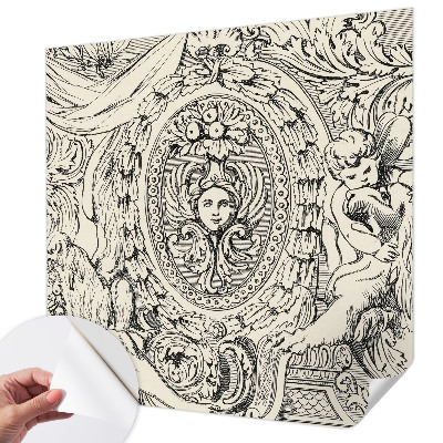 Peel and stick fototapet En mängd prydnadsföremål