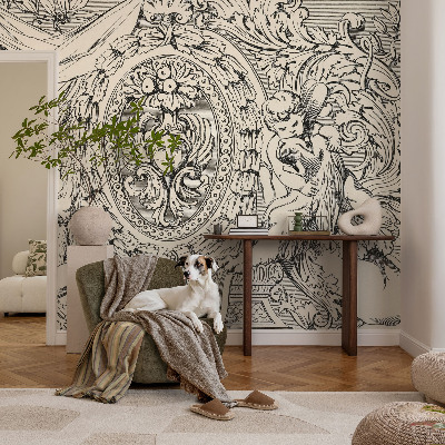 Peel and stick fototapet En mängd prydnadsföremål