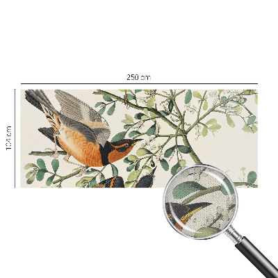 Självhäftande fototapet Färgglada fåglar